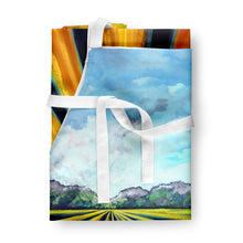 Load image into Gallery viewer, Silos Farm Land Apron – Artist-Designed Kitchen, BBQ &amp; Craft Apron