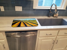 Load image into Gallery viewer, Silos Farm Land Dish Drying Mat – Absorbent, Artistic Kitchen Essentials