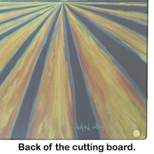 Load image into Gallery viewer, Silos Farm Land Glass Cutting Boards – Durable, Decorative Kitchen Art