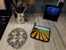 Load image into Gallery viewer, Silos Farm Land Pot Holders - Set of 2 Decorative Kitchen Helpers | Made in the USA