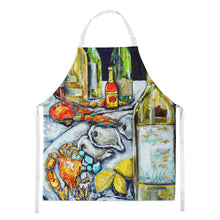Load image into Gallery viewer, Sit A Spell Seafood Dinner Apron – Artist-Designed Kitchen, BBQ &amp; Craft Apron