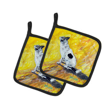 Load image into Gallery viewer, Sleeping In The Sunshine Dog Pot Holders - Set of 2 Decorative Kitchen Helpers | Made in the USA