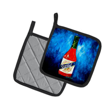Load image into Gallery viewer, So Hot I'm Blue Sauce Pot Holders - Set of 2 Decorative Kitchen Helpers | Made in the USA