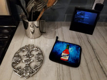 Load image into Gallery viewer, So Hot I'm Blue Sauce Pot Holders - Set of 2 Decorative Kitchen Helpers | Made in the USA