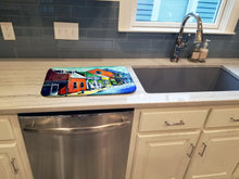 Load image into Gallery viewer, Somewhere Close Dish Drying Mat – Absorbent, Artistic Kitchen Essentials