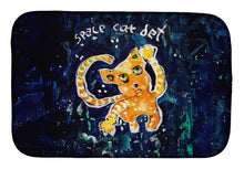 Load image into Gallery viewer, Space Cat Det Cat Dish Drying Mat – Absorbent, Artistic Kitchen Essentials