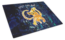 Load image into Gallery viewer, Space Cat Det Cat Glass Cutting Boards – Durable, Decorative Kitchen Art
