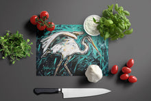 Load image into Gallery viewer, Heron Stretch Glass Cutting Boards – Durable, Decorative Kitchen Art