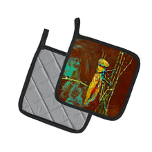 Load image into Gallery viewer, Stuck on Boo Grasshopper Pot Holders - Set of 2 Decorative Kitchen Helpers | Made in the USA