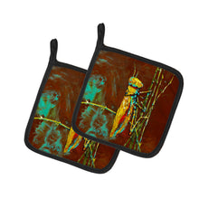 Load image into Gallery viewer, Stuck on Boo Grasshopper Pot Holders - Set of 2 Decorative Kitchen Helpers | Made in the USA