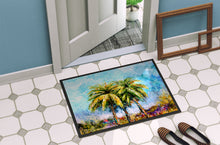 Load image into Gallery viewer, Summer Breezes Palm Tree Doormat