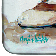 Load image into Gallery viewer, Tap Doses Shoes Dish Drying Mat – Absorbent, Artistic Kitchen Essentials