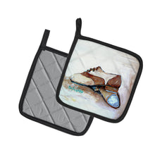 Load image into Gallery viewer, Tap Doses Shoes Pot Holders - Set of 2 Decorative Kitchen Helpers | Made in the USA