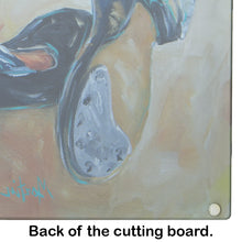 Load image into Gallery viewer, Tapped Out Shoes Glass Cutting Boards – Durable, Decorative Kitchen Art