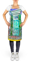 Load image into Gallery viewer, The House Next Door Apron – Artist-Designed Kitchen, BBQ &amp; Craft Apron