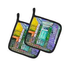 Load image into Gallery viewer, The House Next Door Pot Holders - Set of 2 Decorative Kitchen Helpers | Made in the USA