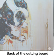 Load image into Gallery viewer, Boston Terrier The Look Glass Cutting Boards – Durable, Decorative Kitchen Art