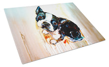 Load image into Gallery viewer, Boston Terrier The Look Glass Cutting Boards – Durable, Decorative Kitchen Art