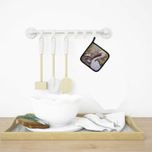 Load image into Gallery viewer, Three Pelicans on a Pier Pot Holders - Set of 2 Decorative Kitchen Helpers | Made in the USA