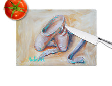 Load image into Gallery viewer, Toe Toe Ballet Shoes Glass Cutting Boards – Durable, Decorative Kitchen Art