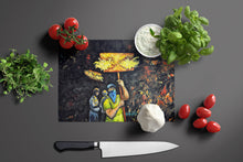 Load image into Gallery viewer, Turn Up The Heat Mardi Gras Glass Cutting Boards – Durable, Decorative Kitchen Art