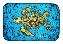Load image into Gallery viewer, Turtle Drive Dish Drying Mat – Absorbent, Artistic Kitchen Essentials