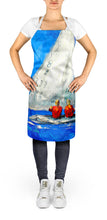 Load image into Gallery viewer, Twos Company Sailboat Apron – Artist-Designed Kitchen, BBQ &amp; Craft Apron