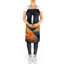 Load image into Gallery viewer, Red Fish Two Tales Apron – Artist-Designed Kitchen, BBQ &amp; Craft Apron
