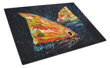 Load image into Gallery viewer, Red Fish Two Tales Glass Cutting Boards – Durable, Decorative Kitchen Art