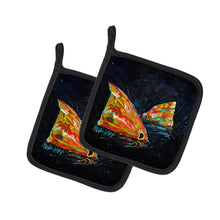 Load image into Gallery viewer, Red Fish Two Tales Pot Holders - Set of 2 Decorative Kitchen Helpers | Made in the USA