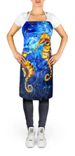 Load image into Gallery viewer, Seahorses Two To Tango Apron – Artist-Designed Kitchen, BBQ &amp; Craft Apron