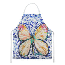 Load image into Gallery viewer, Butterfly Violet Tip Apron – Artist-Designed Kitchen, BBQ &amp; Craft Apron