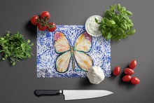 Load image into Gallery viewer, Butterfly Violet Tip Glass Cutting Boards – Durable, Decorative Kitchen Art