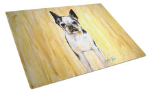 Load image into Gallery viewer, Boston Terrier Walker Two Glass Cutting Boards – Durable, Decorative Kitchen Art