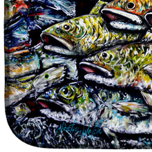 Load image into Gallery viewer, Wanna Be Fishin Dish Drying Mat – Absorbent, Artistic Kitchen Essentials