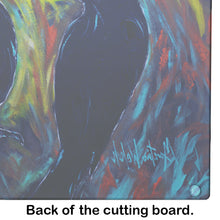 Load image into Gallery viewer, What Was That Black Crows Glass Cutting Boards – Durable, Decorative Kitchen Art