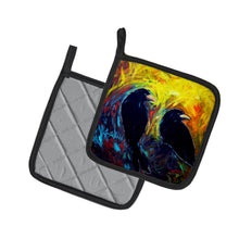Load image into Gallery viewer, What Was That Black Crows Pot Holders - Set of 2 Decorative Kitchen Helpers | Made in the USA