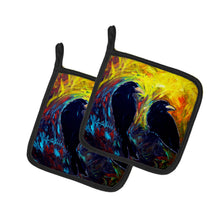 Load image into Gallery viewer, What Was That Black Crows Pot Holders - Set of 2 Decorative Kitchen Helpers | Made in the USA
