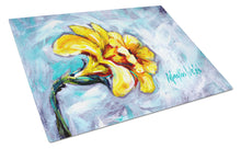 Load image into Gallery viewer, Yellow Daffy Daffodils Glass Cutting Boards – Durable, Decorative Kitchen Art
