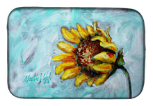 Load image into Gallery viewer, Yellow Sun Sunflowers Dish Drying Mat – Absorbent, Artistic Kitchen Essentials