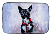 Load image into Gallery viewer, Boston Terrier Ziggy Dish Drying Mat – Absorbent, Artistic Kitchen Essentials