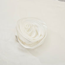 Load image into Gallery viewer, Tache Satin Ruffle Pearl White Ivory Sweet Victorian Euro Sham (MZ002W)