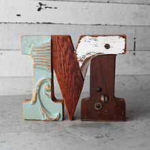 Load image into Gallery viewer, Reclaimed Wooden Letters