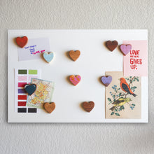 Load image into Gallery viewer, Wooden Heart Magnets