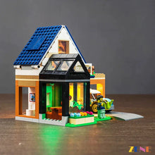 Load image into Gallery viewer, LEGO Family House and Electric Car #60398 Light Kit