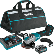 Load image into Gallery viewer, Makita GAG13M1 40V max XGT® Brushless Cordless 4‑1/2" / 5" X‑LOCK Paddle Switch Angle Grinder Kit, with Electric Brake (4.0Ah)