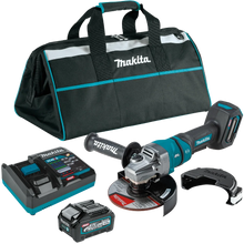 Load image into Gallery viewer, Makita GAG14M1 40V max XGT® Brushless Cordless 4‑1/2” / 6" Paddle Switch Angle Grinder Kit, with Electric Brake (4.0Ah)