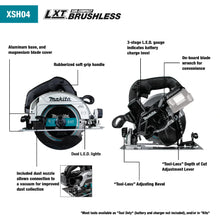 Load image into Gallery viewer, Makita XSH04ZB 18V LXT Sub-Compact Brushless Cordless 6-1/2" Circular Saw