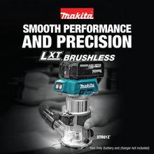 Load image into Gallery viewer, Makita XTR01Z 18V LXT Lithium-Ion Cordless Router (Tool Only)