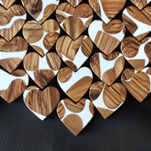 Load image into Gallery viewer, Reclaimed Olive &amp; Resin Hearts